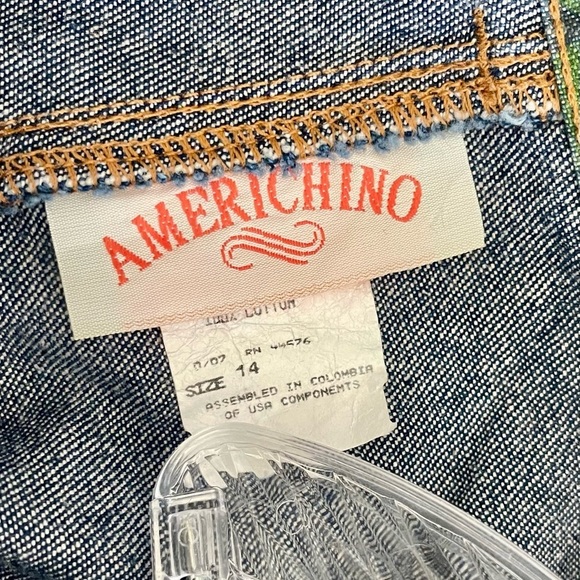 AMERICHINO Women’s Plus Blue 100% Cotton Jeans-Size 14‎ - Picture 3 of 7